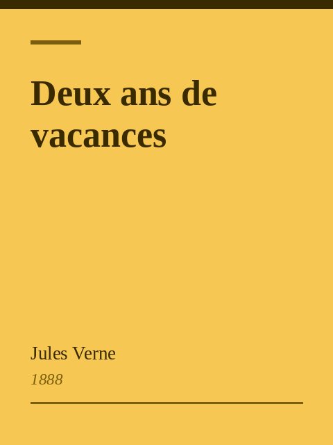 Deux ans de vacances, Jules Verne