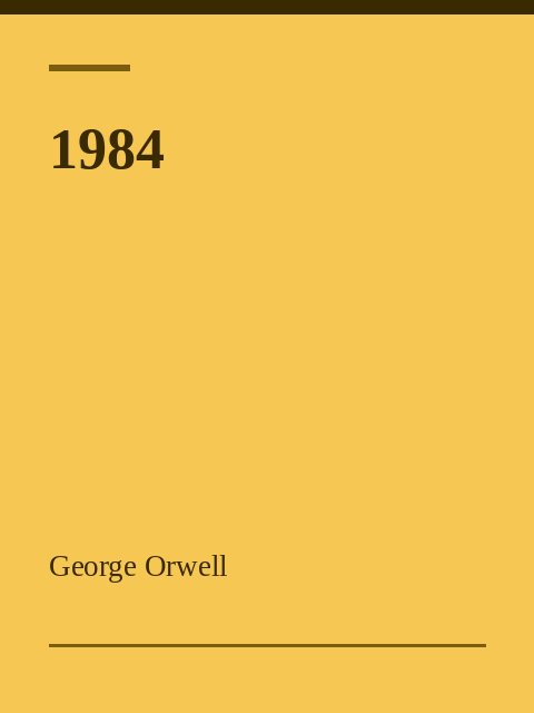 1984, George Orwell