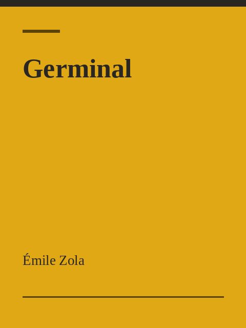 Germinal, Émile Zola